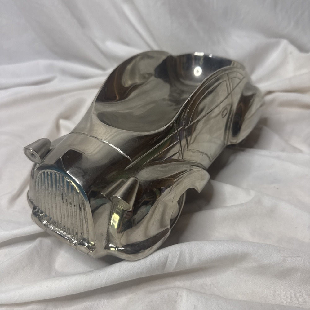 Vintage Godinger Silver Plated Art Deco Car Wine Booze Bottle Holder Caddy Bar